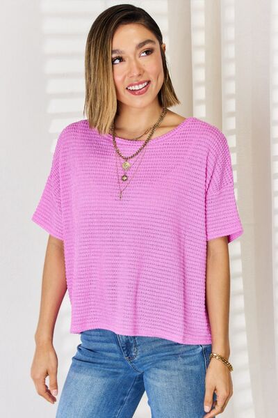 Zenana Full Size Round Neck Short Sleeve T-Shirt Trandify deal