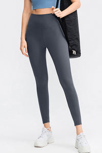 Slim Fit Wide Waistband Long Sports Pants Trandify deal