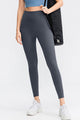 Slim Fit Wide Waistband Long Sports Pants Trandify deal