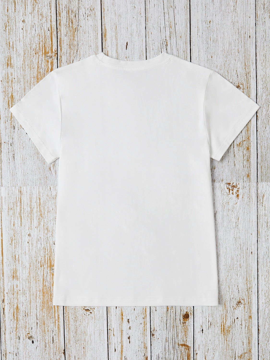 Rabbit Round Neck Short Sleeve T-Shirt Trandify deal