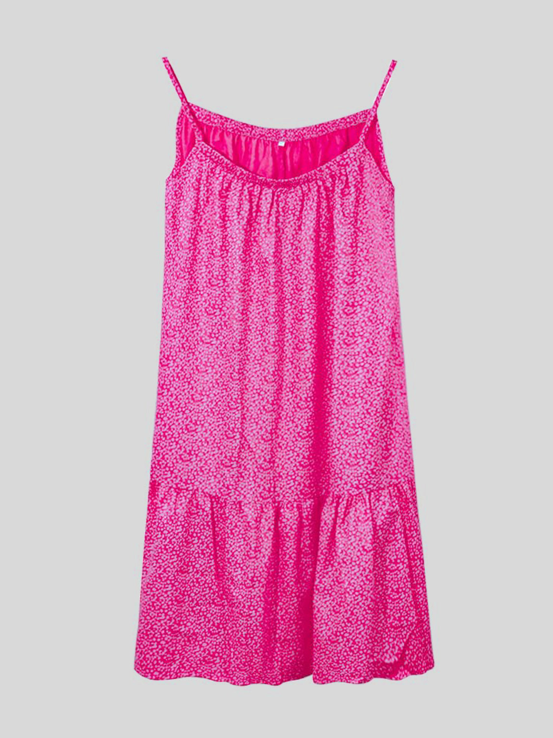 Full Size Printed Sleeveless Mini Cami Dress Trandify deal