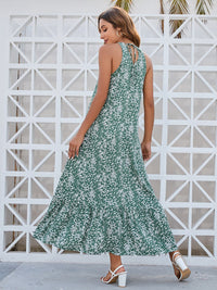 Ditsy Floral Scoop Neck Midi Cami Dress Trandify deal