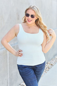 Basic Bae Full Size Square Neck Wide Strap Tank Trandify deal