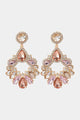 Zinc Alloy Frame Glass Stone Dangle Earrings Trandify deal