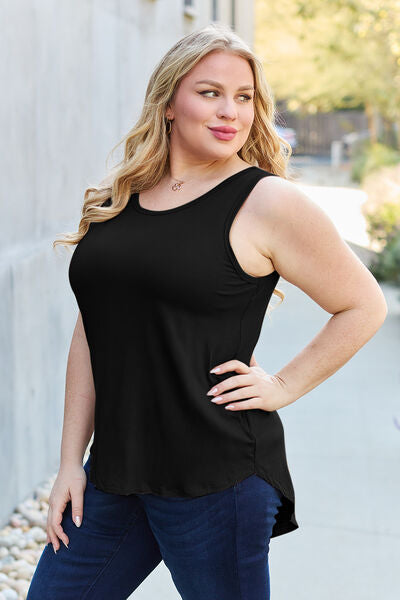 Basic Bae Full Size Round Neck Tank Trandify Deal