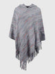 Fringe Hem Hooded Poncho Trandify deal