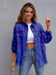 Distressed Drop Shoulder Denim Jacket - Trandify Deal