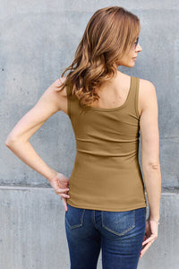 Basic Bae Full Size Square Neck Wide Strap Tank Trandify deal