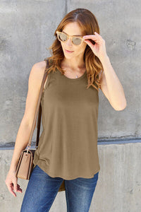 Basic Bae Full Size Round Neck Tank Trandify Deal