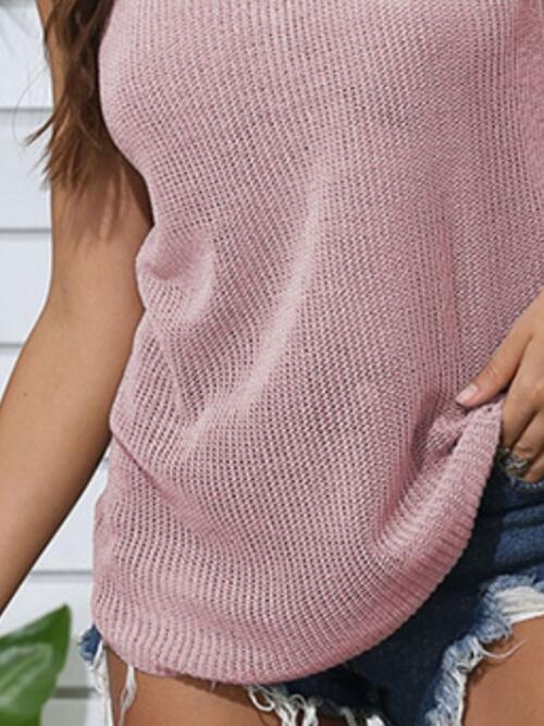 Round Neck Knit Cami Trandify deal