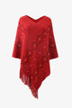 Soft and Comfortable V-Neck Poncho - TrandifyDeal