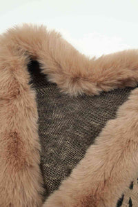 Leopard Open Front Poncho Trandify deal