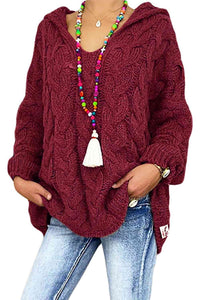 Cable-Knit Hooded Sweater Trandify deal