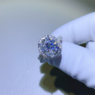 5 Carat Moissanite 925 Sterling Silver Ring Trandify deal