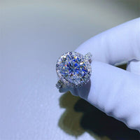 5 Carat Moissanite 925 Sterling Silver Ring Trandify deal