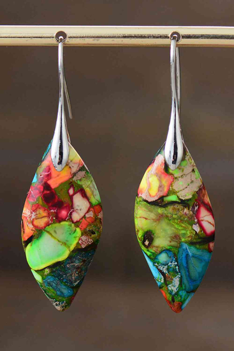 Handmade Natural Stone Dangle Earrings Trandify deal