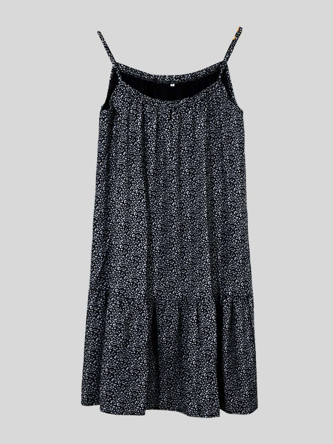 Full Size Printed Sleeveless Mini Cami Dress Trandify deal