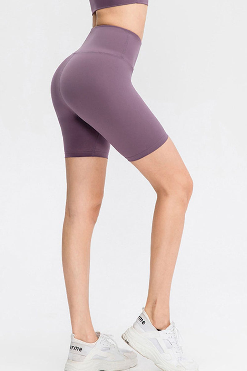 Slim Fit Wide Waistband Sports Shorts Trandify deal