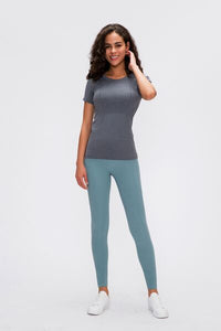 Millennia Round Neck Short Sleeve Active T-Shirt Trandify deal