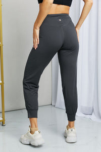 Leggings Depot Full Size Wide Waistband Cropped Joggers Trandify deal