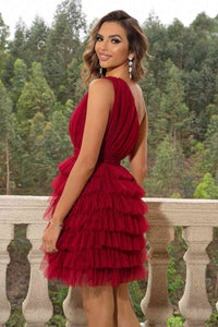 One-Shoulder Sleeveless Dress Trandify deal