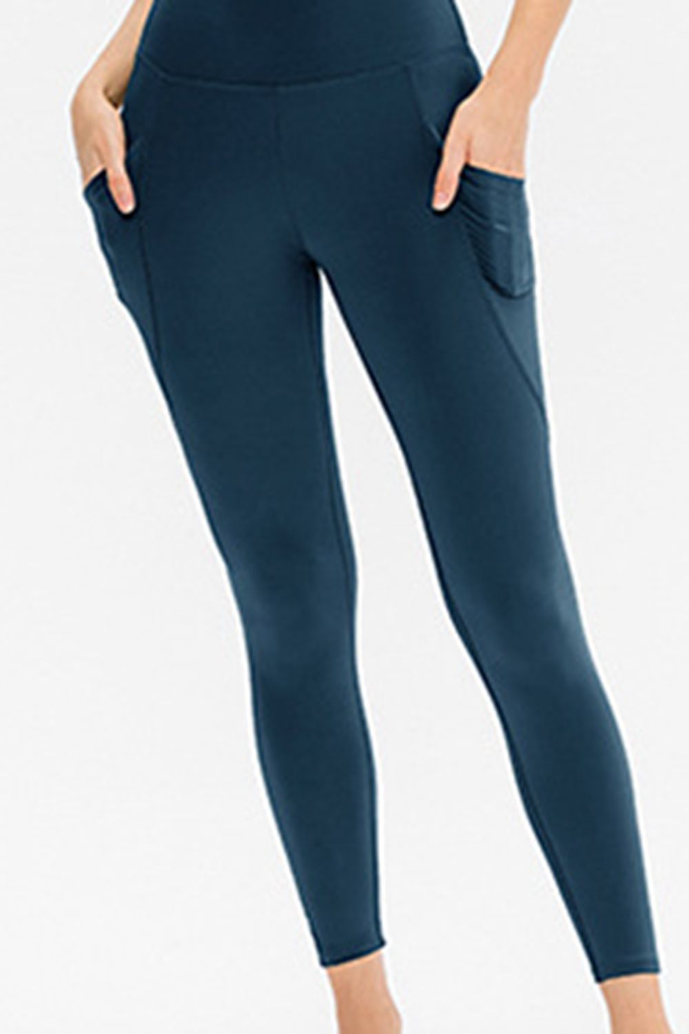 Slim Fit Long Active Leggings with Pockets Trandify deal