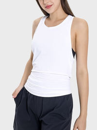 Millennia Round Neck Wide Strap Active Tank Trandify deal