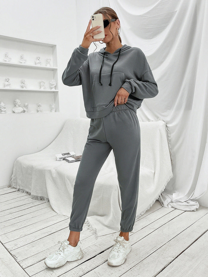 Ivy Lane Sports Hoodie and Joggers Set Trandify deal