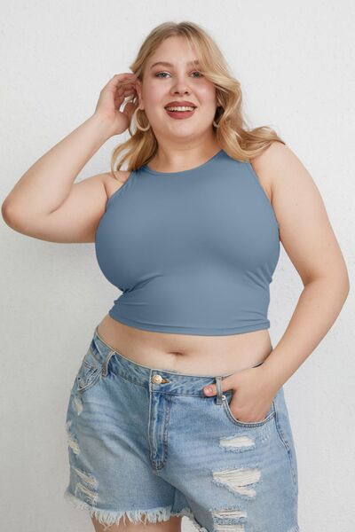 Basic Bae Full Size Round Neck Slim Tank - Trandify Deal