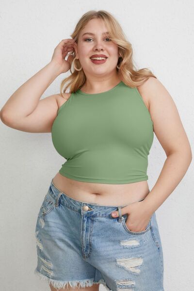 Basic Bae Full Size Round Neck Slim Tank - Trandify Deal