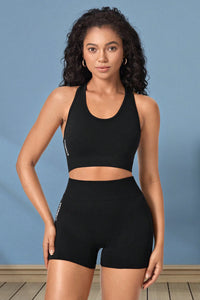 Cropped Sports Tank and Shorts Set Trandify deal