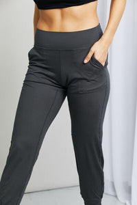 Leggings Depot Full Size Wide Waistband Cropped Joggers Trandify deal