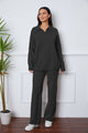 Dropped Shoulder Sweater and Long Pants Set Trandify deal
