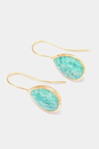 Handmade Natural Stone Teardrop Earrings Trandify deal