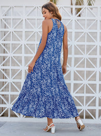 Ditsy Floral Scoop Neck Midi Cami Dress Trandify deal