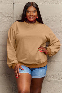 Simply Love Full Size IF I'M TOO MUCH THEN GO FIND LESS Round Neck Sweatshirt Trandify deal