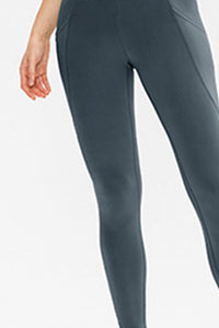 Slim Fit Long Active Leggings with Pockets Trandify deal