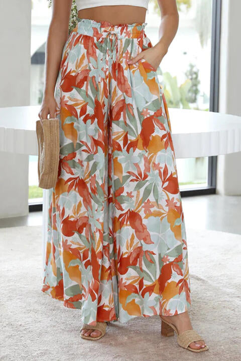 Tied Wide Leg Pants Trandify deal