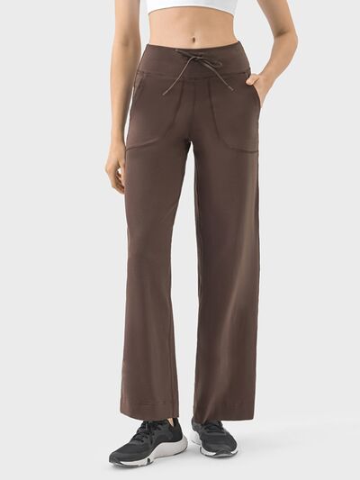 Millennia Drawstring Active Pants with Pockets Trandify deal