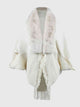 Open Front Fringe Hem Poncho Trandify deal